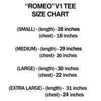 "romeo" tee